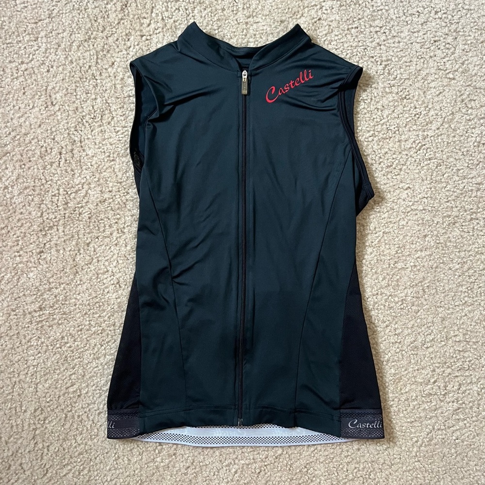 Women's Black Cycling Vest